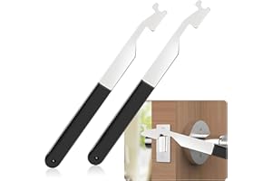 WINCEED 2Pack Firefighter Tools, Multipurpose Spring Steel Firefighting Tool with Rubber Handle, Multi Purpose Leverage Tool for Firefighters Pry Tool Hand Tools