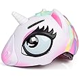 PATHLANE Kids Helmet Unicorn Helmet & Shark Helmet for Girl Boy, Children's Bike Helmet for 3-8 Years Multi-Sport Safety Certified Bicycle Helmet for Skateboard Skating Scooter
