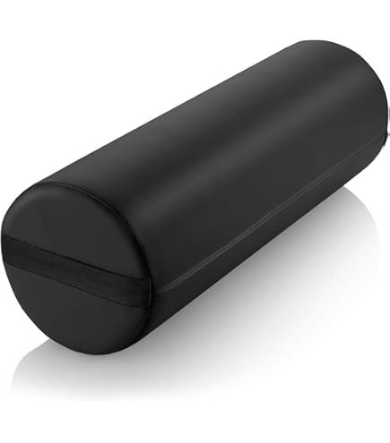 Coussin/traversin Rond Demi-cylindrique Ogalbe - Pour Table De Massage, Bolster, Coussin De Yoga