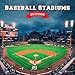 2018 Baseball Stadiums Wall Calendar