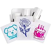 Memoking T02 Color Sticker Paper - Colorful Transparent Sticky Paper Refill Compatible for T02/M02/Q02E/T02 Pro/D20/D21 Print Pods Mini Printer, 50 mm x 3.5 m, for Journal Photo Study Notes, 3 Rolls