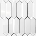 thumbnail image 2 of Vamos Hexagon Peel And Stick Backsplash Tile - 10 Sheets, White Marble Look With Gold Grout Line - Waterproof PET For Kitchen & Bathroom 2 of 10