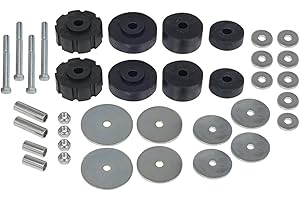 Auto Krafters Compatible/Replacement For Cab-to-Frame Mounting Kit with Hardware & Instructions 1967-72 F-Series 100 250 350 2WD Pickup (C7TZ-5400S)