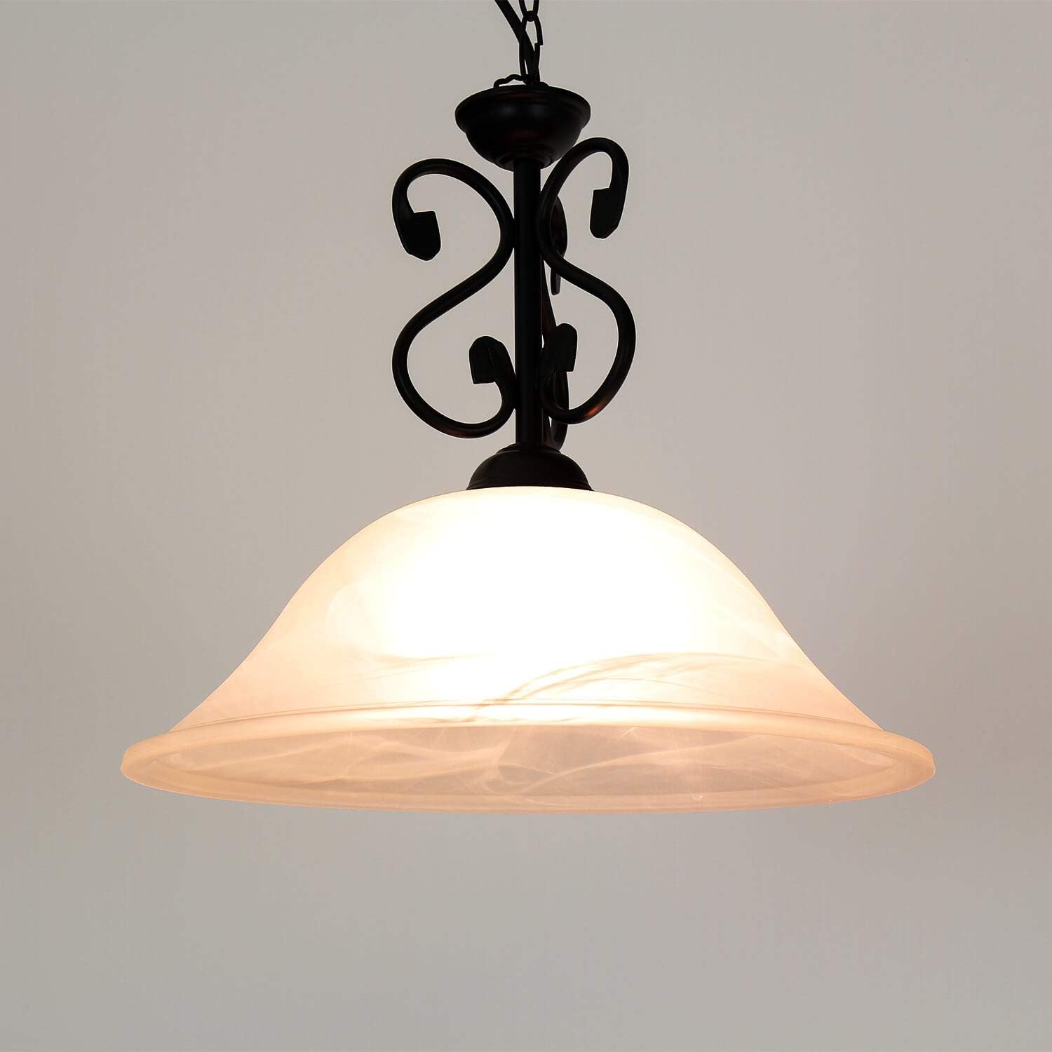 Lampadario A Sospensione Dorothea Stile Rustico In Vetro Alabastro E27 25cm Lampadario Da Soffito Ideale Per Cucina Lampadario A Sospensione Dorothea Stile Rustico In Vetro Alabastro E27 25cm Lampadario Da Soffito Ideale Per Cucina