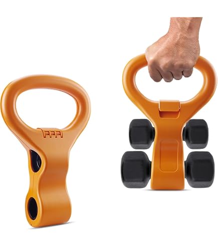 Kettlebell Grip Réglable Portable - Transforme Haltères En Kettlebell Pour Voyage, Crossfit & Muscu