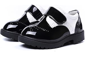 DADAWEN Boy's Girl's Classic School Uniform Comfort Oxford Dress Shoes Loafer Flats (Toddler/Little Kid/Big Kid)