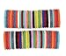 goldenlines Random mix of 12 Solid colors Nepal bracelets Roll On Bracelet (SET OF 12)