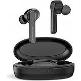 SoundPEATS True Wireless Earbuds, Bluetooh V5.0 Headphones in-Ear TWS Bluetooth Earphones Auto-Pair Wireless Headphones with High Definition Mic (Stereo Sound, Smart Touch,IPX5, 24 Hours Playtime)