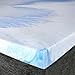 Twin XL 2 Inch Memory Foam Mattress Topper (Gel-Infused) from Capsa Sleep (Made in USA)