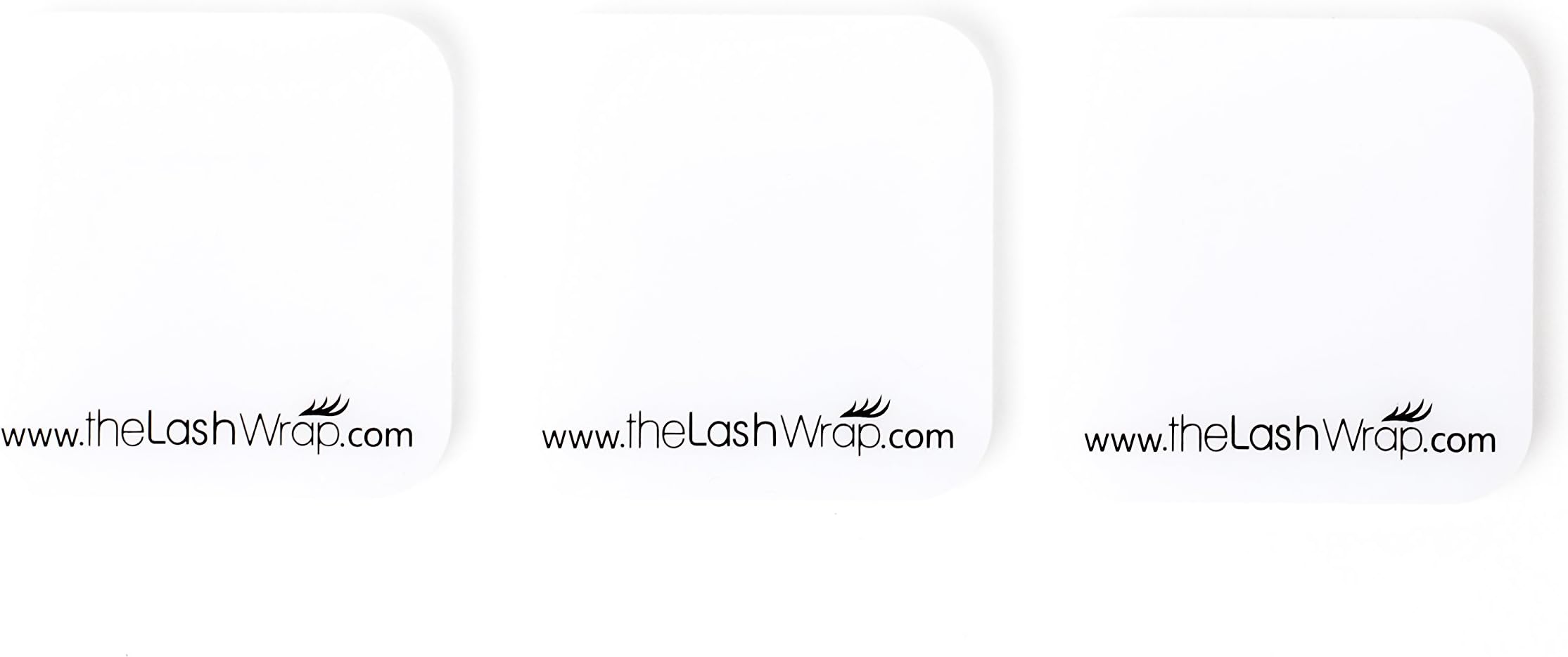LashWrap - Square Eyelash Extension Palette - 3 Pack (White)