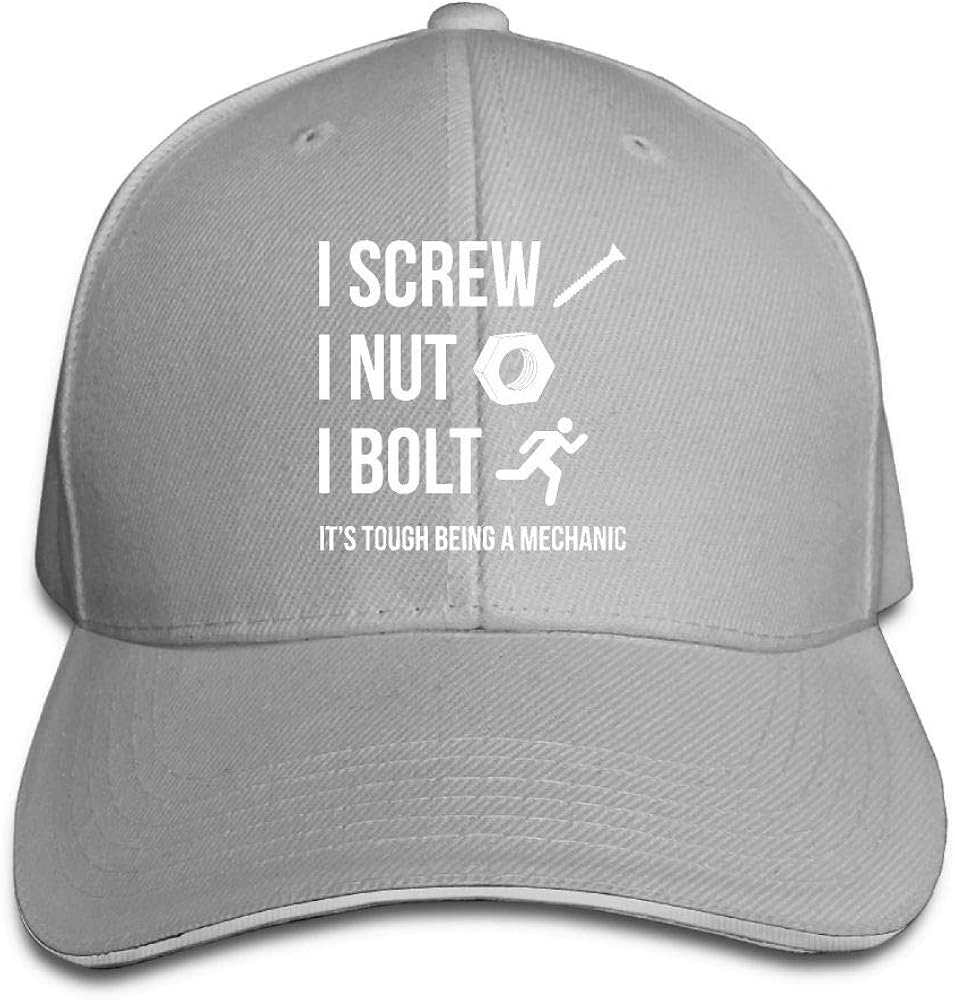 ZETAPS I Screw I Nut I Bolt Unisex Twill Baseball Adjustable Hat Hat