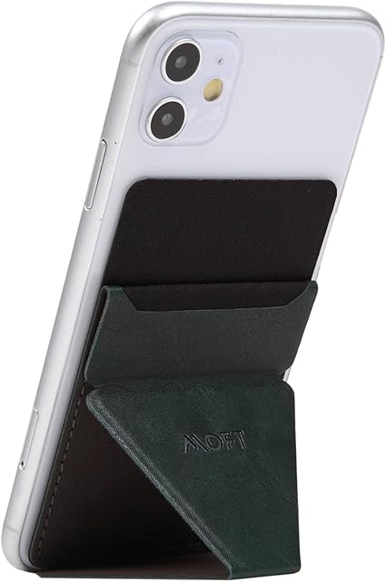 Amazon Moft X スマホスタンド 折りたたみ 卓上 軽量 極薄 スマホホルダー スキミング防止カードケース Iphone Xperia Galaxy Huawei Aquos ミッドナイトグリーン スタンド 通販