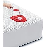 Cozymaker Twin Size 100% Waterproof Mattress Protector, Cooling Mattress Cover Fitted 8-21" Deep Pocket, 3D Air Fabric Soft Breathable Bed Mattress Pad Cover Noiseless Washable