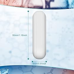 Weewooday 24 Pieces PTFE Magnetic Mixer Stirrer