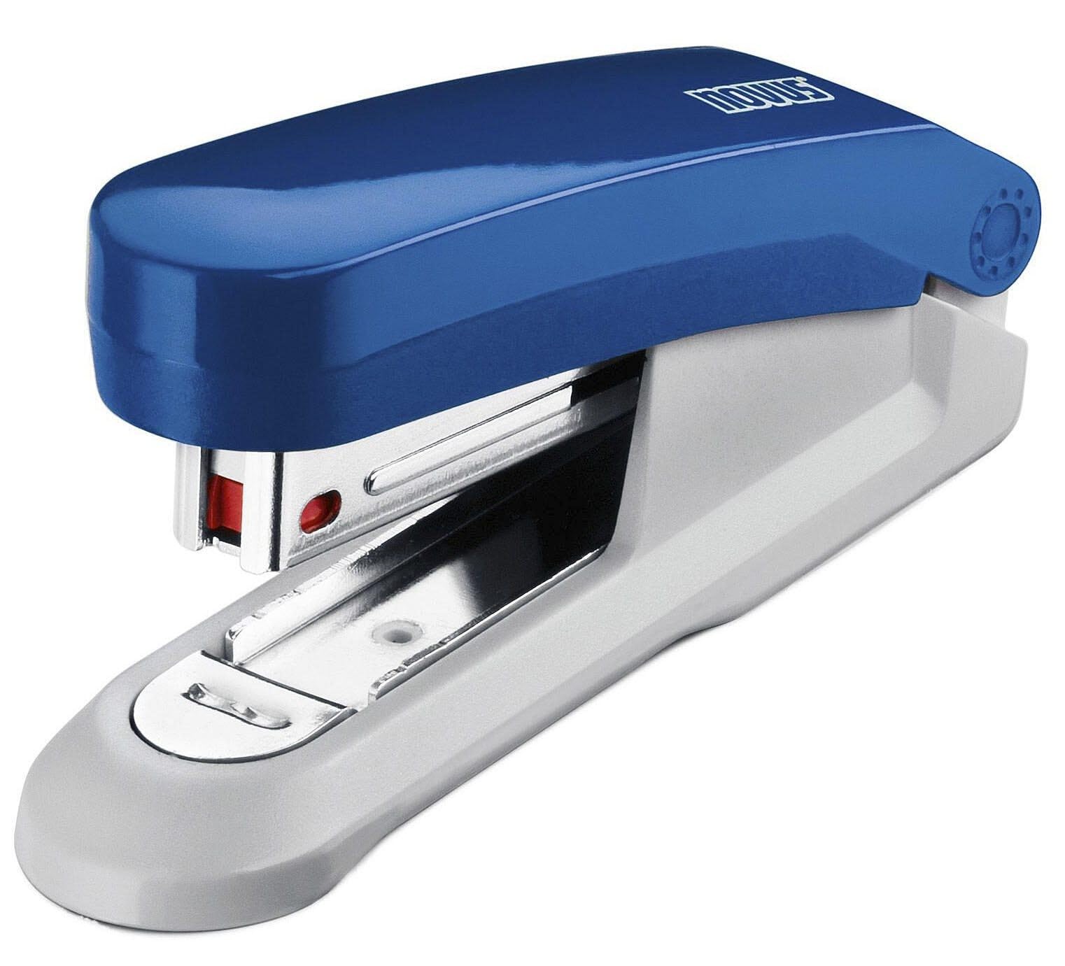 Novus Desk Set (Stapler E 15 with E 210 Hole Punch and 1000 Staples No. 10) Blue