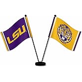 WinCraft Louisiana State LSU Tigers Desk and Table Top Flags