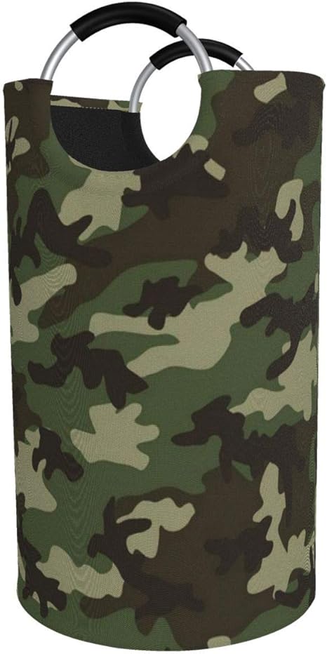 Ahdyr 82L Cesta de lavandería Grande Camuflaje Militar Camuflaje Tela