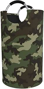 Ahdyr 82L Cesta de lavandería Grande Camuflaje Militar Camuflaje Tela