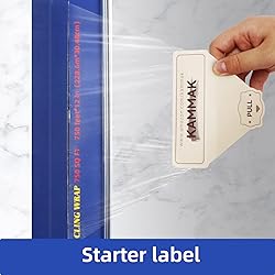 KAMMAK Plastic Food Wrap with Slide Cutter Kitchen