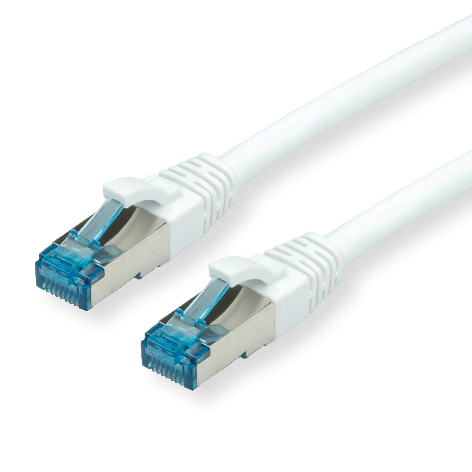 Value | S/FTP Patch Cord Cat.6A | White | 1 m