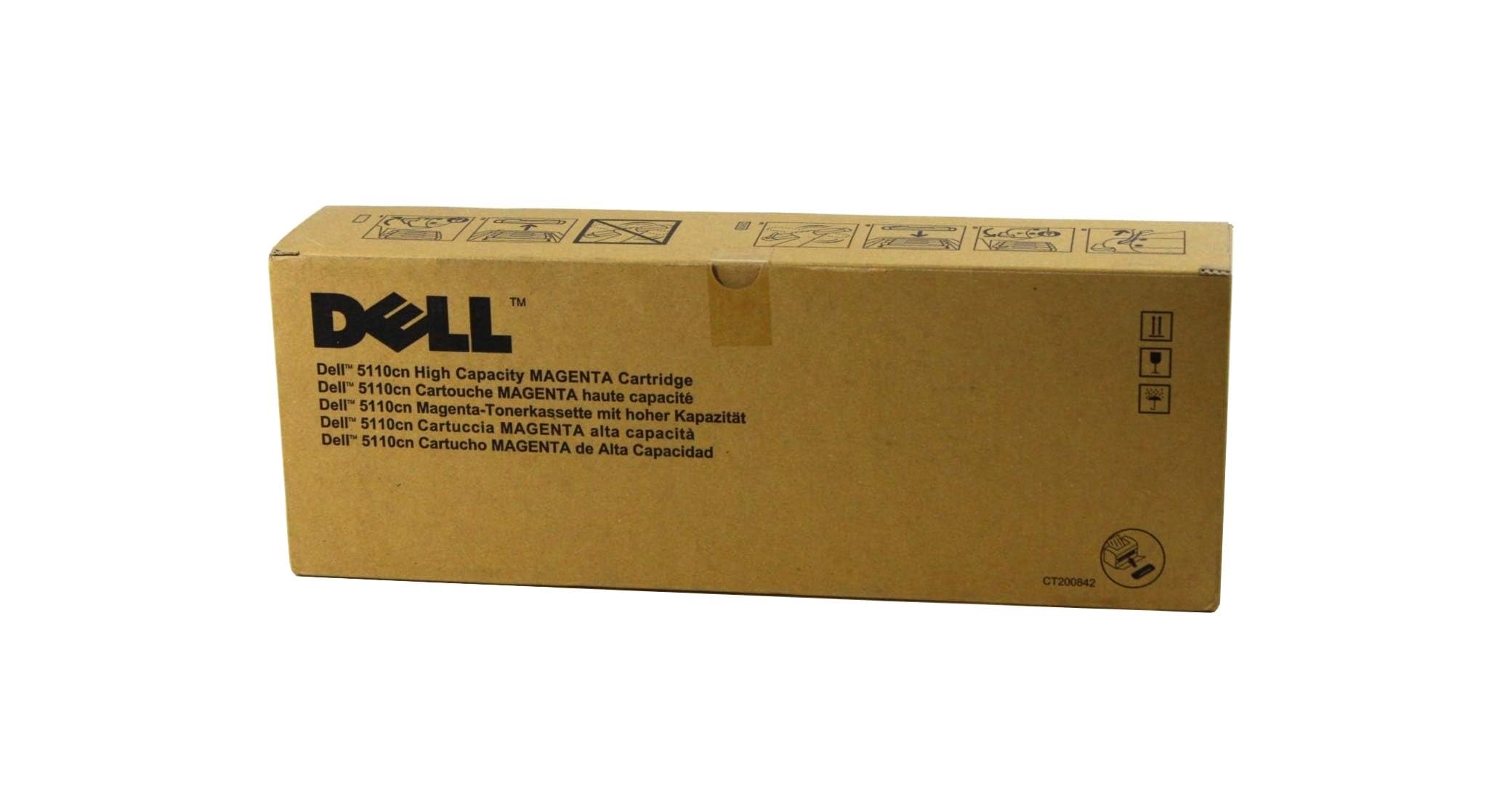 Dell KD557 High Capacity Magenta Toner Cartridge (Yield 12,000 Pages) for Dell 5110cn Colour Laser Printers