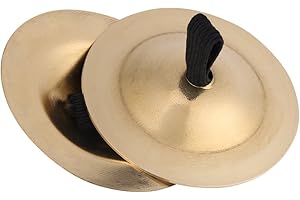 Gold Finger Cymbal Brass 2 Pcs Belly Dance Finger Brass Zills Sagats Cymbals 5 cm 2.0 inch Finger Cymbals Belly Musical Instr