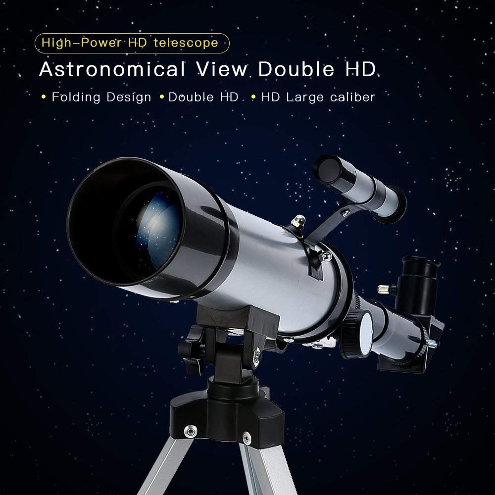 Télescope Portable Astronomique Réfracteur Zoom HD Monoculaire Espace Télescope,avec Portable Trépied，Observer des Etoiles Lune Ciel pour Débutants Enfants - Ranipobo