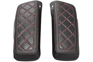 TDZ MOTO TDZ Hard Saddlebag Lid Bra/Covers fits for Harley Davidson Touring Road Glide FLTRX Electra Glide FLHT Road King FLHR Street Glide FLHX and Tri Glide 2014-2023 (Blue stitching)