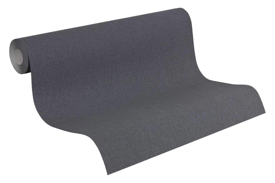 A.S. Création Non-Woven Wallpaper Elegance Plain Wallpaper 10.05 m x 53 cm Grey Made in Germany 211774 2117-74