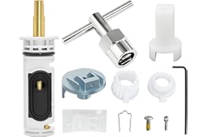 OYIMNB 1222/1222B Cartridge Pressure Balancing with 104421 Removal Tool & 116653 Handle Metal Adapter Replacement,Compatible with Moen Posi Temp Single Handle Tub/Shower Faucets Plumbing Repair Kit,Brass