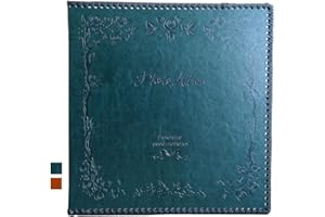 Totocan Photo Album Self Adhesive, Large Magnetic Self-Stick Page Picture Album with Leather Vintage Inspired Cover, DIY Albu