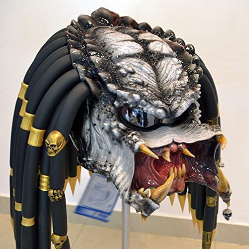 Make to Head - Berserker Custom Predator Motorcycle Dot Helmet Airbrush # 2 (S)