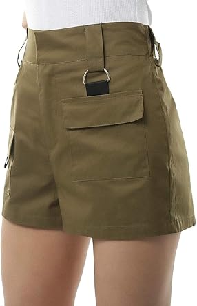 cargo high waisted shorts