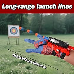 Spider Web Shooter (Set of 2),Kids Cosplay Wrist