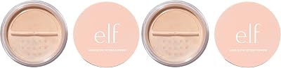 e.l.f Halo Glow Setting Powder Medium 6.8g Pack of 2 Silky Semi-Matte