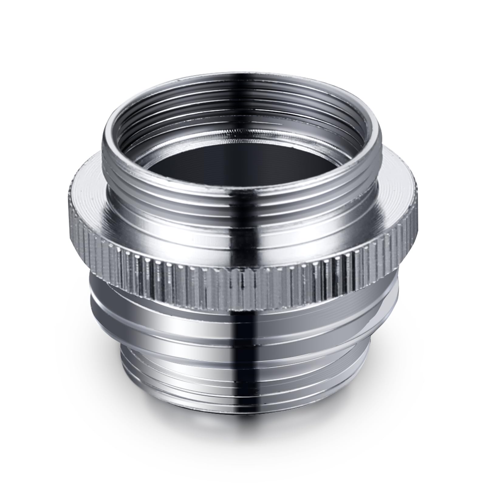Photo 1 of Brass Faucet Adapter, Kitchen Sink Faucet Adapter to Garden Hose, Multi-Thread Garden Hose Adapter for Female to Male, Chrome Finished