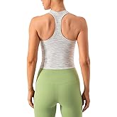 Lavento Women's Racerback Workout Tank Top Sports Yoga Tops Active Sleeveless Shirts