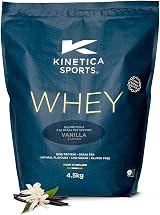 Kinetica Whey Protein Powder Vanilla 4.5 Kg 130 Servings 23g Protein