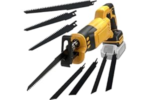 FormiPow Cordless Reciprocating Saw for Dewalt 20V MAX Battery, 3500 SPM Brushless Sawzall with Variable Speed, Safety Lock, 