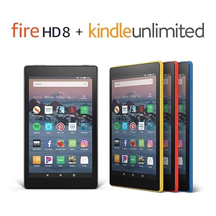 Fire Hd 8 Tablet 8 Hd Display 32 Gb Canary Yellow With Special Offers Kindle Unlimited With Auto Renewal