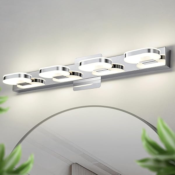 MYHAPTIM MODERN LED 4 LIGHTS VANITY LIGHT FOR...