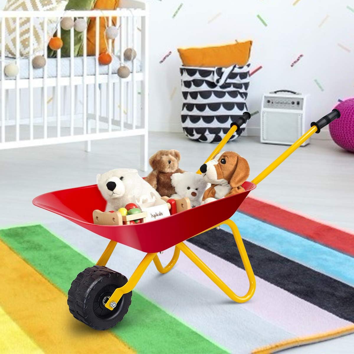 Amazon Happygrill キッズ手押し車 ヤードローバースチールトレイ メタル構造 おもちゃカート トート 汚れ 葉 ツール 庭 幼児向け キッズプレイツール 大工さん おもちゃ Amazon Happygrill キッズ手押し車 ヤードローバースチールトレイ メタル構造 おもちゃカート トート 汚れ 葉 ツール 庭 幼児向け キッズプレイツール 大工さん おもちゃ