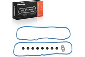 A-Premium Engine Valve Cover Gasket Set Compatible with Chevy, GMC, Cadillac, Buick - Silverado, Sierra, Impala, Tahoe, Camar