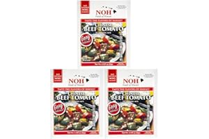 NOH Foods of Hawaii four serving seasoning packets 1.5 oz Pack of 3 Taste the flavor of Hawaii with each unique and famous meal (Chinese Beef Tomato)