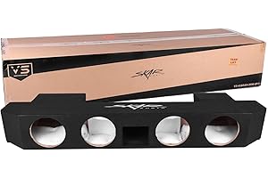 Skar Audio Quad 8" Ported Subwoofer Enclosure Compatible with 2019-2025 Ram Crew Cab Trucks