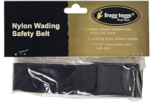 Frogg Toggs Wading Belt, Black, Adjustable