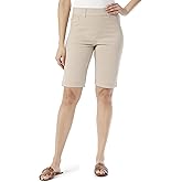 Gloria Vanderbilt Women's Shape Effect Pull on Bermuda High Rise Short Standard
