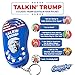 Talking Trump Keychain Funny Gag Sound Machine Toy - 6 Different Sayings in Donald Trump's Real Voice - Classic Quotes in Your Pocket -Sound Effect Unique Political Gift Idea - Batteries Included