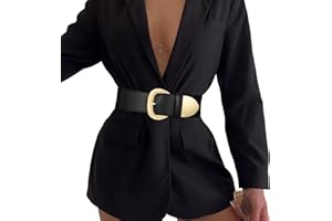 WAIST WOW Women Wide Elastic Waist Belt for Dresses Fashion Thick Stretchy Belt for Trendy