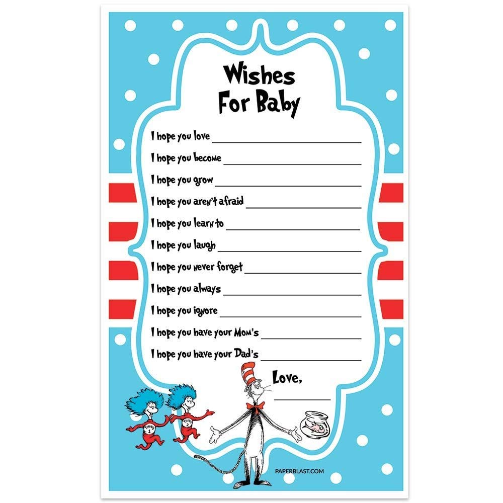dr seuss baby shower gifts